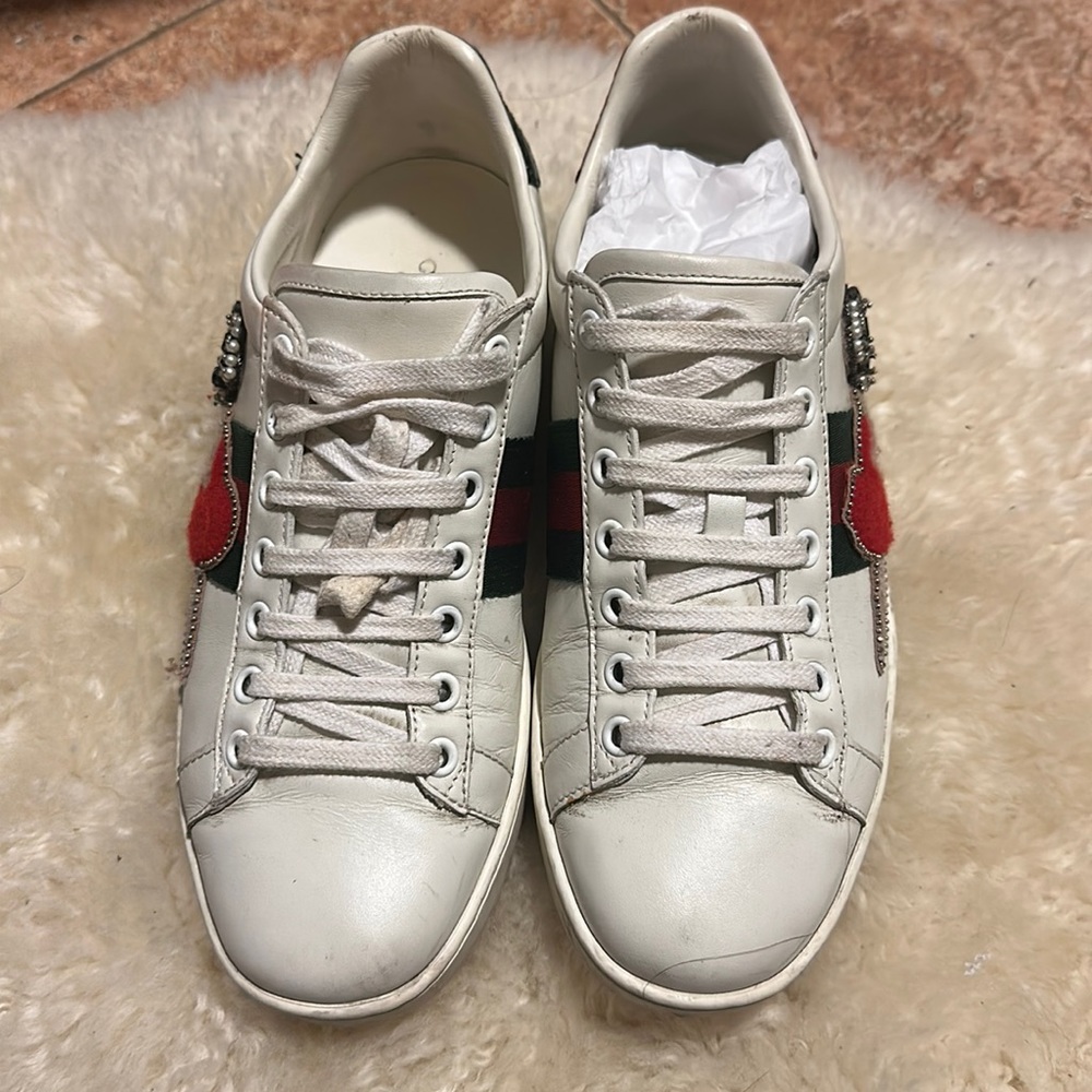 Gucci rhinestone sneakers size 37